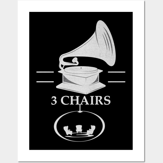 No Drum Machine 3 Chairs Wall Art by okefandi